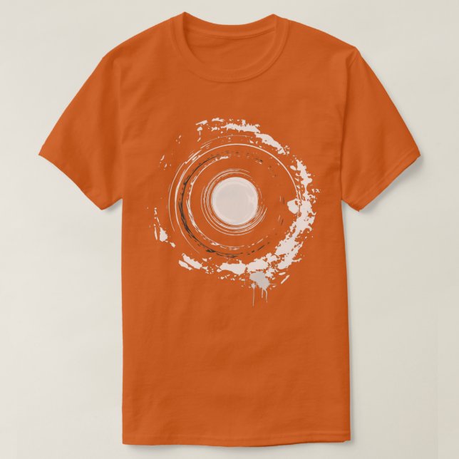 Camiseta Motivo de Arte abstrato Moon (Frente do Design)