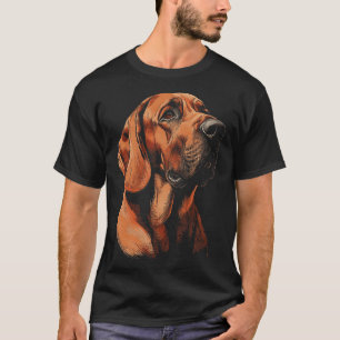 Camiseta Motivo de Cachorro Bloodhound Arte de Estimação Bl