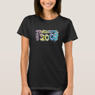 Camiseta Motivo de grafite incrível desde 2003