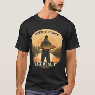 Camiseta Motivo de Peixe da Salvação Perfeito para Pescador