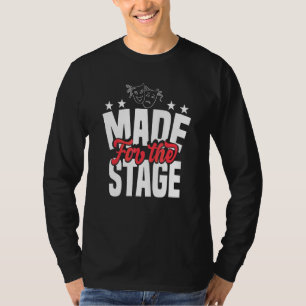 Camiseta Motivo de Teatro para Atores Teatrais