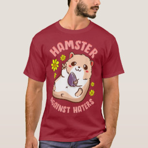 Camiseta Motivo Engraçado Hamster