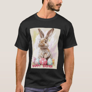 Camiseta Motivo Fofo do Coelho de Páscoa, Coelho de Páscoa,