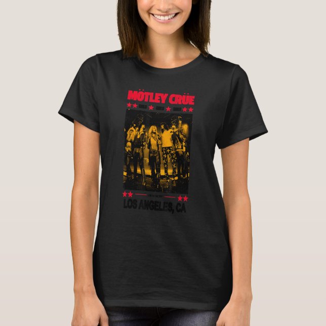 Camiseta Mötley Crüe Vive Em La Girls Girls Girls (Frente)