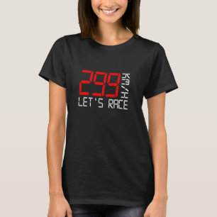 Camiseta Moto 299 kmh, super piloto desportivo