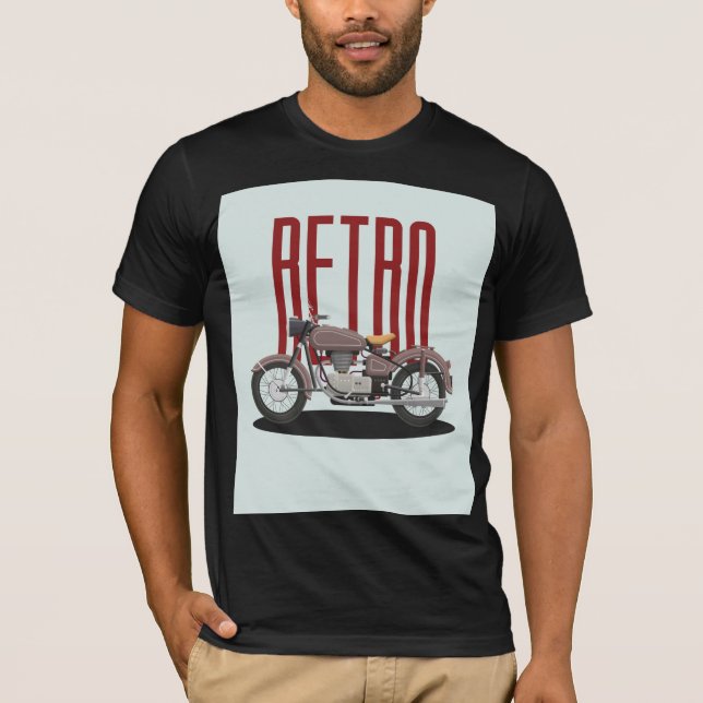 Camiseta Moto Clássico Retroativo. (Frente)