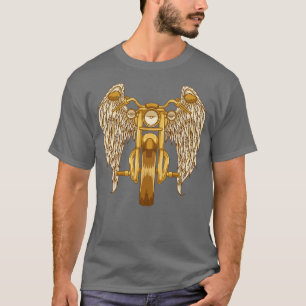 Camiseta Moto com asas de anjo