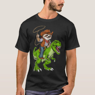 Camiseta Moto-Da-Lã Andando T-Rex Dinossauro