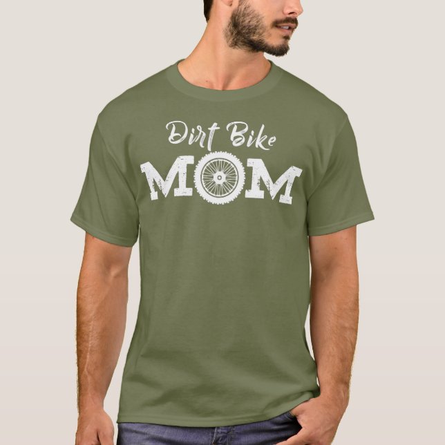 Camiseta Moto da moto da Dirt Mãe Race Gift para Mulheres M (Frente)