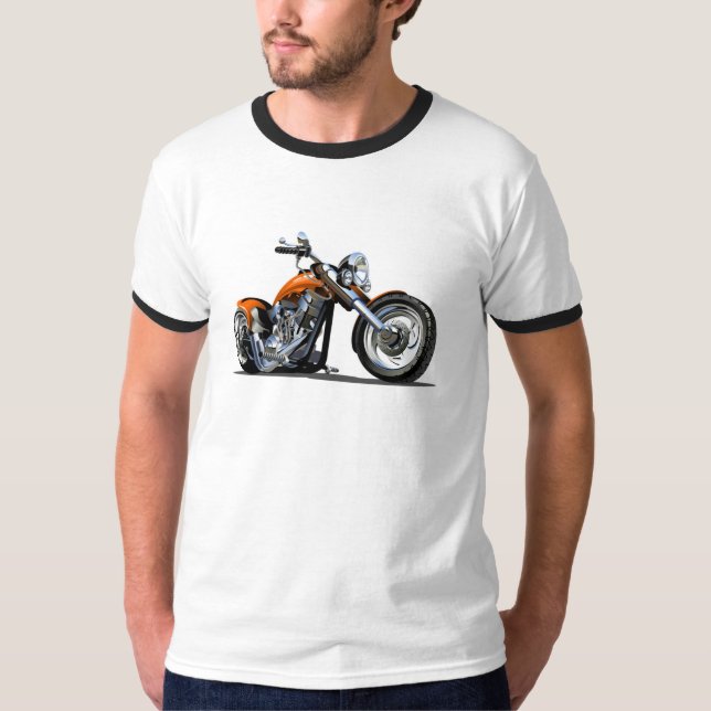 Camiseta Moto de desenho animado (Frente)