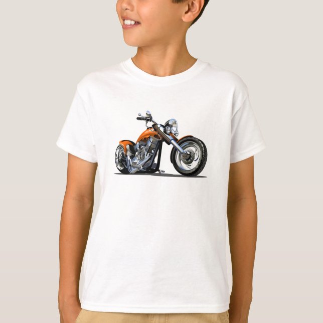 Camiseta Moto de desenho animado (Frente)