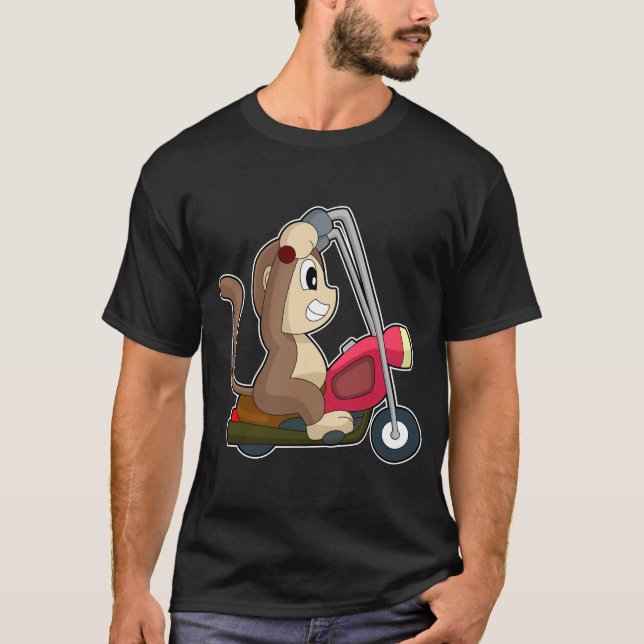 Camiseta Moto de macaco (Frente)