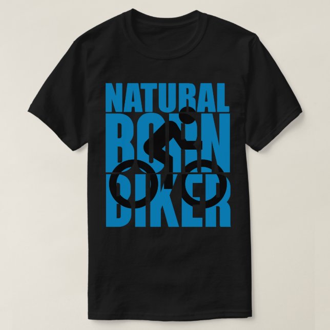 Camiseta Moto de nascer natural (Frente do Design)