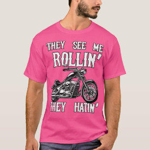 Camiseta Moto Engraçada De Rollin' Renegade