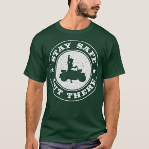 Camiseta Moto Fantástico Fox Mantenha-se seguro lá fora