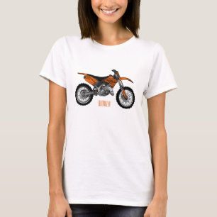 Camiseta Moto fora-de-estrada/desenho animado