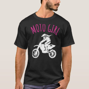 Camiseta Moto Girl Dirt Bicking Girls Dirt Bike