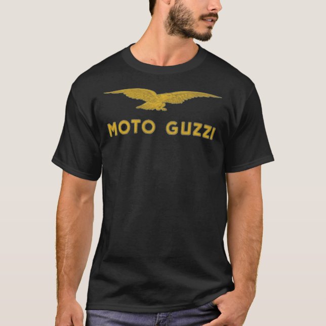 Camiseta Moto Guzzi Motocicletas Premium T-Shirt (Frente)