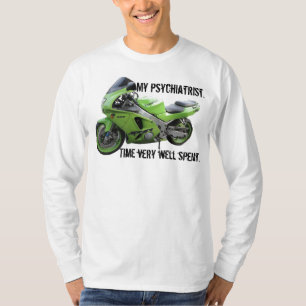 Camiseta Moto Kawasaki Verde Ninja ZX-6R, Moto de Rua