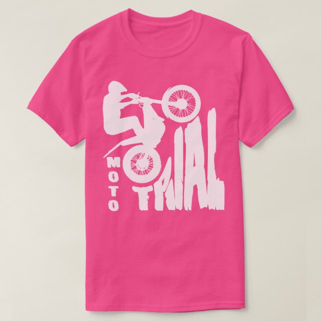 Camiseta Moto Trial Trial Moto Moto-moto TSirt (Frente do Design)