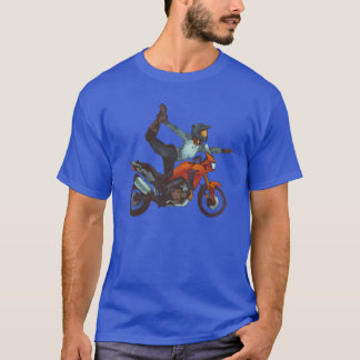 Camiseta Moto Yogie Mulheres Que Andam de Moto