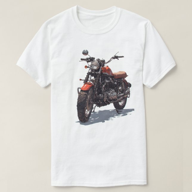 Camiseta motocicleta  (Frente do Design)