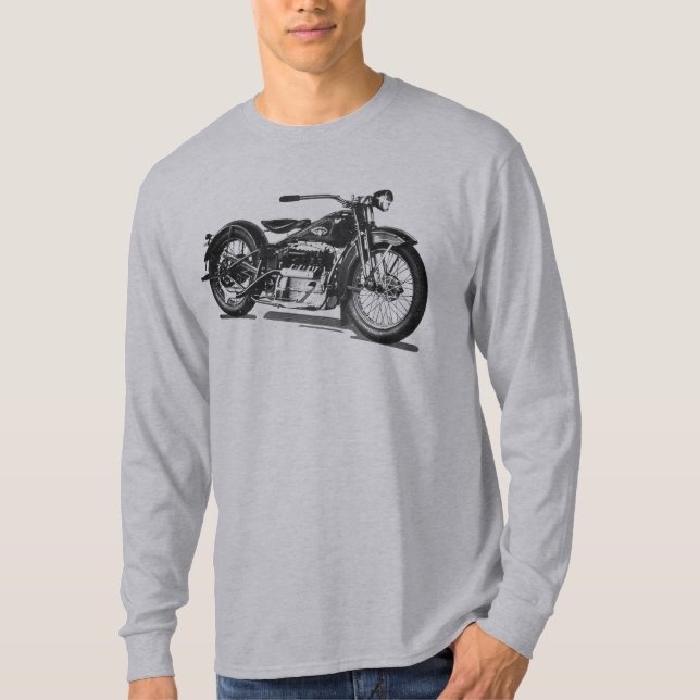 Camiseta Motocicleta 1929 de Cleveland (Frente)