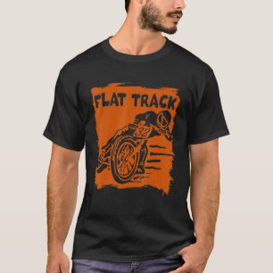 Camiseta Motocicleta Antiga Piloto de Motociclismo de Pista