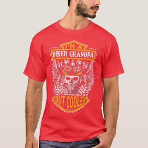 Camiseta Motocicleta Biker Vovô Como Normal Mas Fa Mais Fri