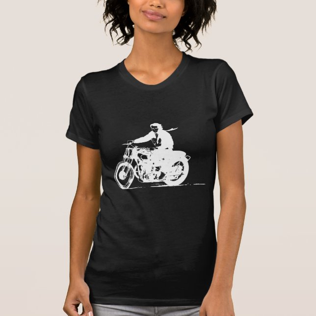 Camiseta Motocicleta branca (Frente)