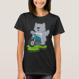 Camiseta Motocicleta Cat