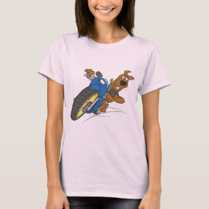 Camiseta Motocicleta da equitação de Scooby-Doo