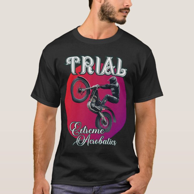 Camiseta Motocicleta de acrobacias extremas (Frente)