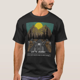 Camiseta Motocicleta de Biker ao ar livre