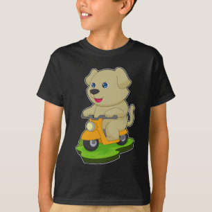 Camiseta Motocicleta de cães