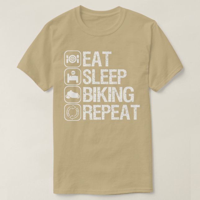Camiseta motocicleta de motocicleta que anda pelas ruas sem (Frente do Design)