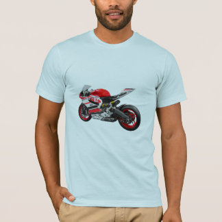 Camiseta Motocicleta deportiva  potente motor 