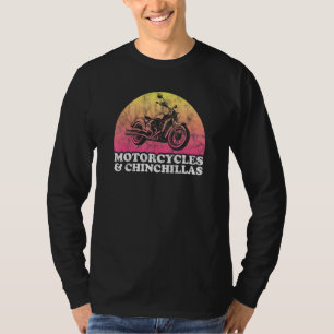 Camiseta Motocicleta E Chinchila Motocicletas E Chinchil