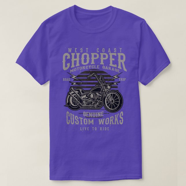 Camiseta Motocicleta engraçada (Frente do Design)