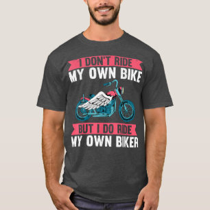 Camiseta Motocicleta Engraçada Andando Motocicleta Eu Ando 