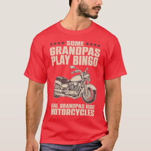 Camiseta Motocicleta Engraçada Para Pais De Vovô