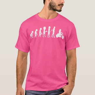 Camiseta Motocicleta Evolução Moto Scooter Bicicleta Corrid