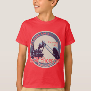 Camiseta Motocicleta extremamente longa do INTERRUPTOR