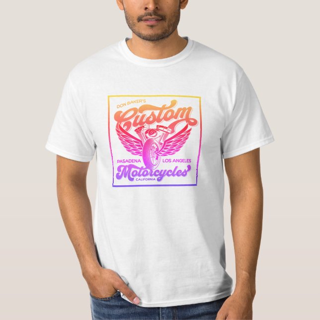 Camiseta motocicleta Gustom (Frente)