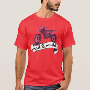 Camiseta Motocicleta louca & enlameada