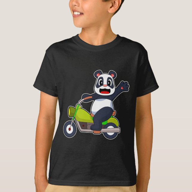 Camiseta Motocicleta Panda (Frente)
