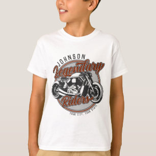 Camiseta Motocicleta Personalizada Piloto Lendário Motoquei