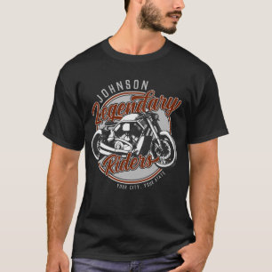 Camiseta Motocicleta Personalizada Piloto Lendário Motoquei