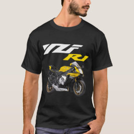 Camiseta Motocicleta R1 amarelo