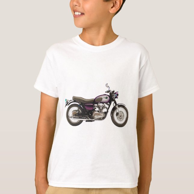 Camiseta Motocicleta retro (Frente)